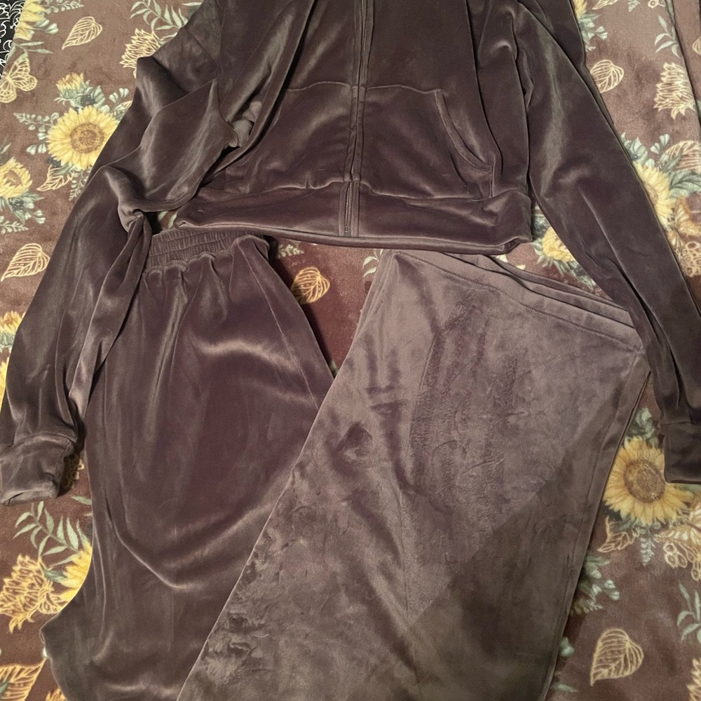 SKIMS Velvet Jacket and Pants Set